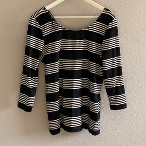 NWT Forever21+ Black & White Long Sleeve Tee